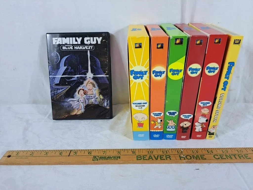 Lot of family guy dvd sets and movie