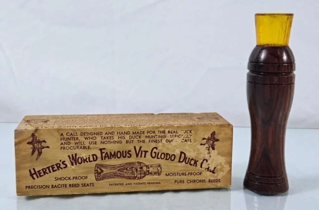 Vintage Herter's Vit Glodo Duck Call -