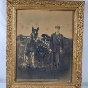 Lovely Vintage Gilt Framed Portrait of a