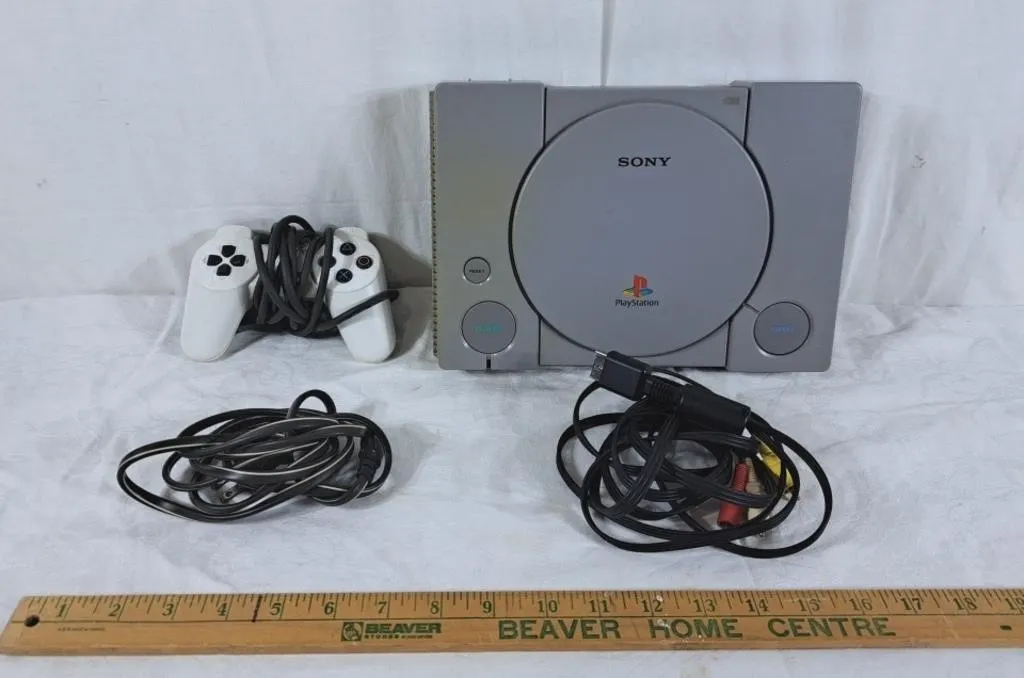 Original Play Station tested and works. Ports are