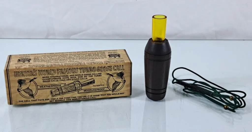 Vintage Herter's Turbo Goose Call - Includes