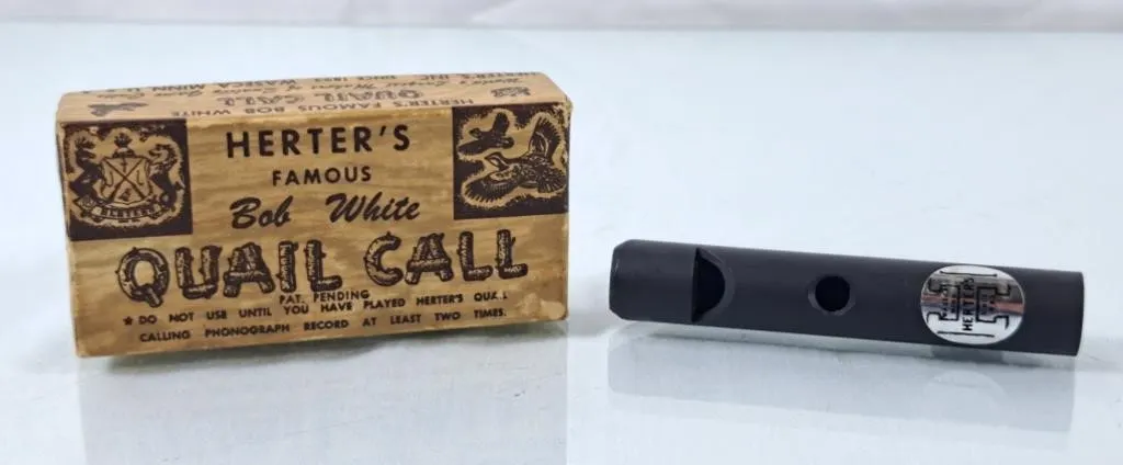 Vintage Herter's Bob White Quail Call -