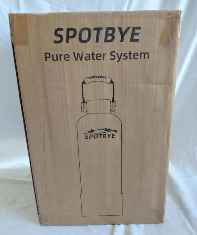 SpotBye Pure Water System, which is a portable