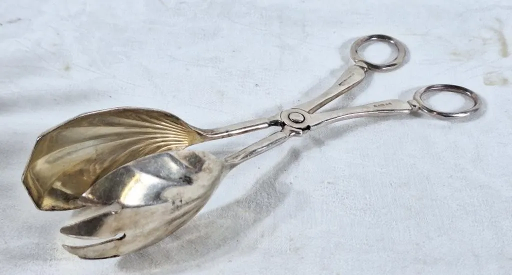 .800 silver tongs