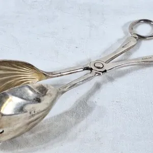 .800 silver tongs