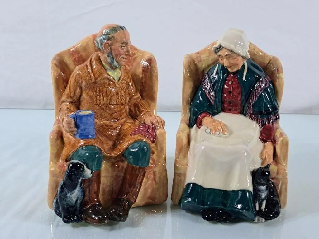 Royal Doulton "Uncle Ted" & "Forty Winks"
