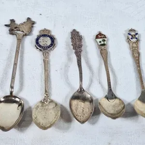 5 Sterling Spoons