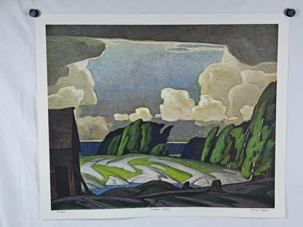 A.J. Casson "Summer Storm" Print 24"x20"
