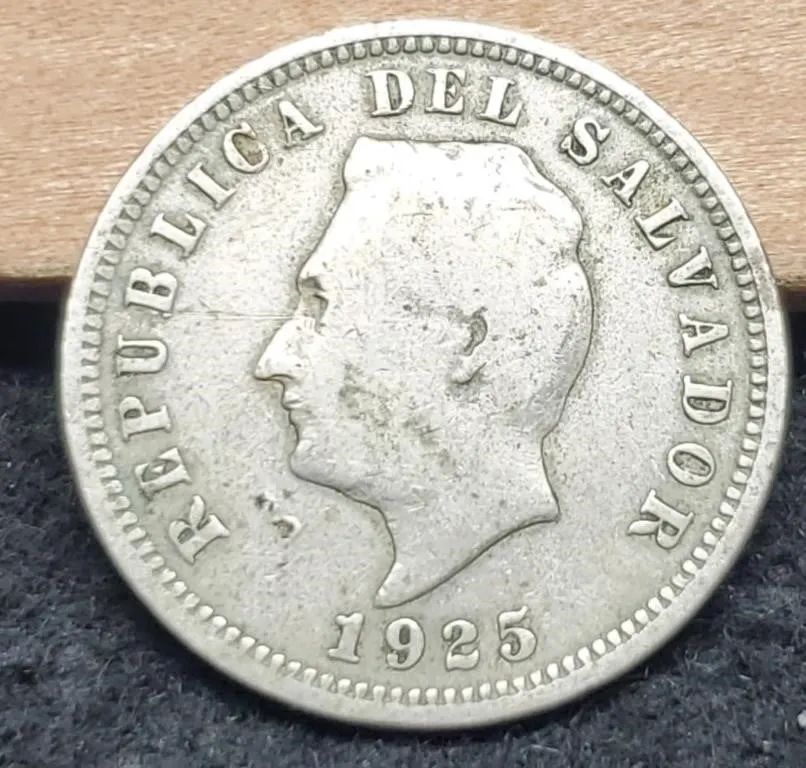 1925 El Salvador 5 Centavos