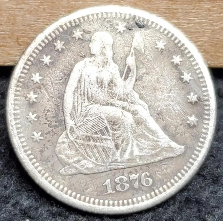 1876-S Liberty Seated Quarter