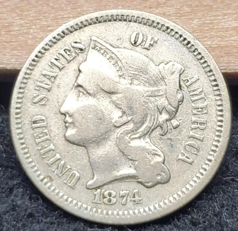 1874 Three Cent
