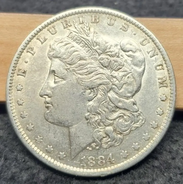 1884-O Morgan Dollar AU