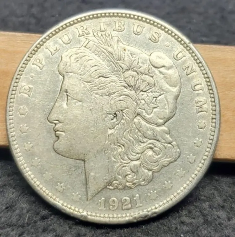 1921-D Morgan Dollar XF