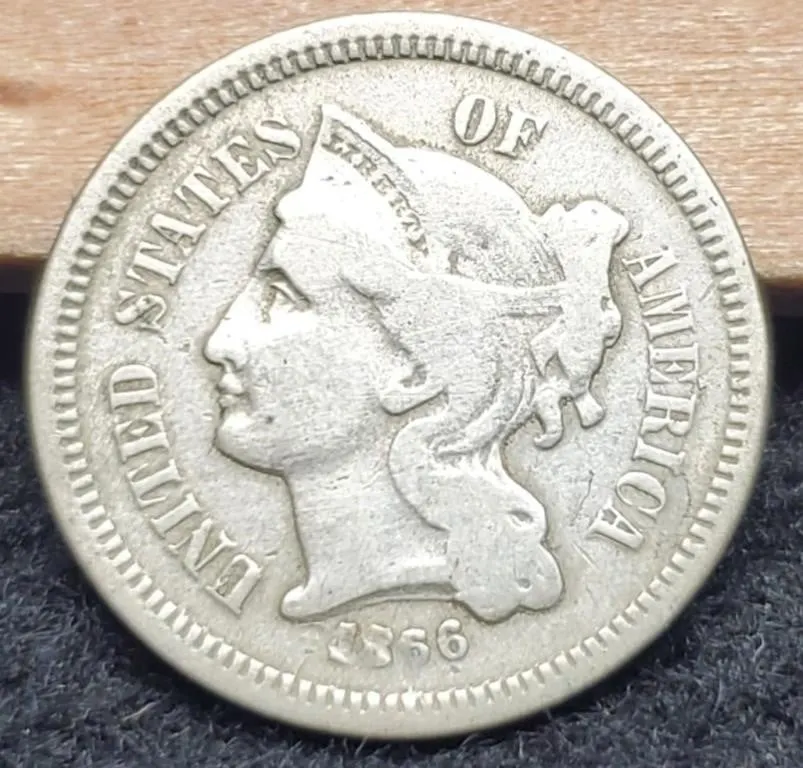 1866 Three Cent