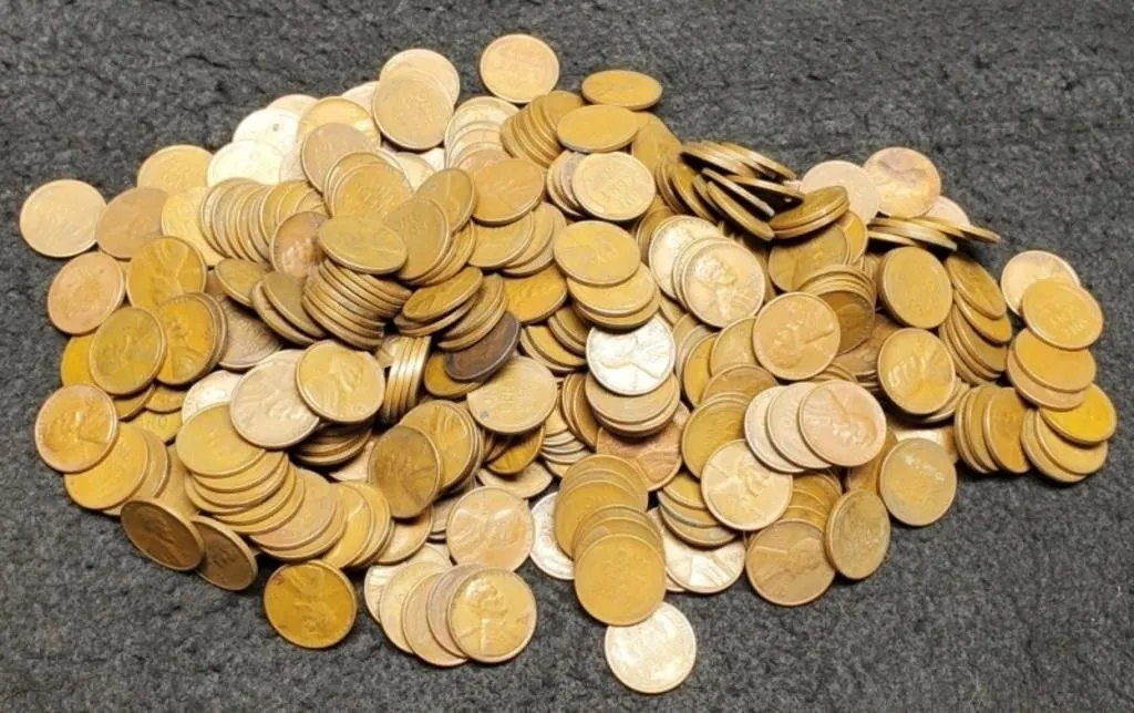 (4) Hundred Wheat Cents