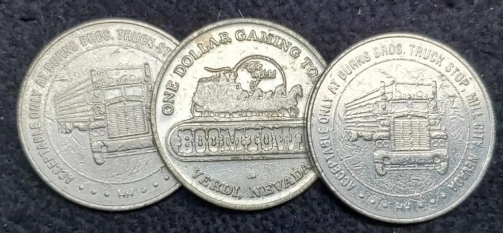 (3) $1 Casino Gaming Tokens