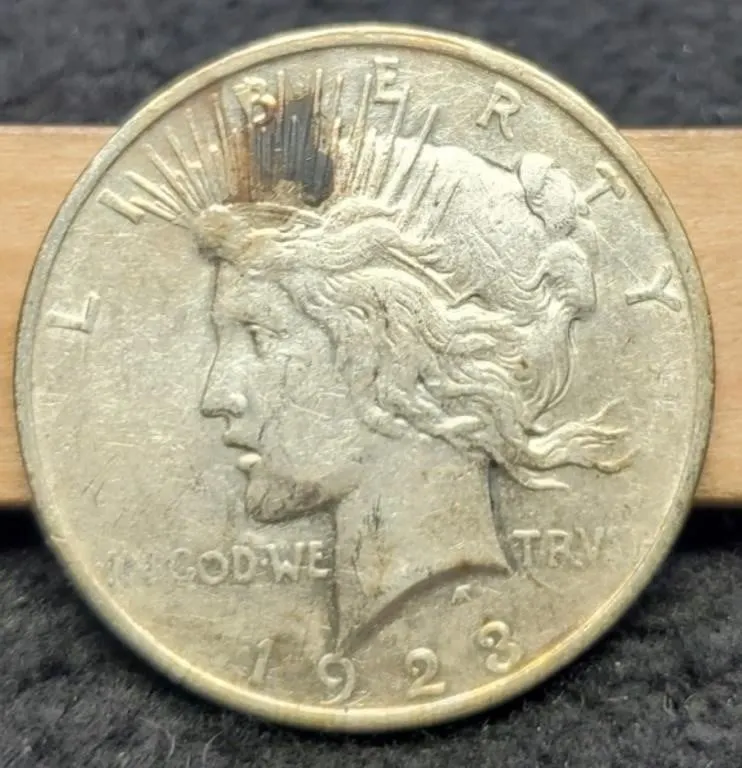 1923-D Peace Dollar XF