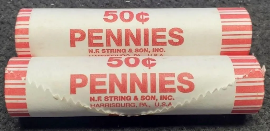 (2) 2009-D BU Rolls L. Cents "White House"