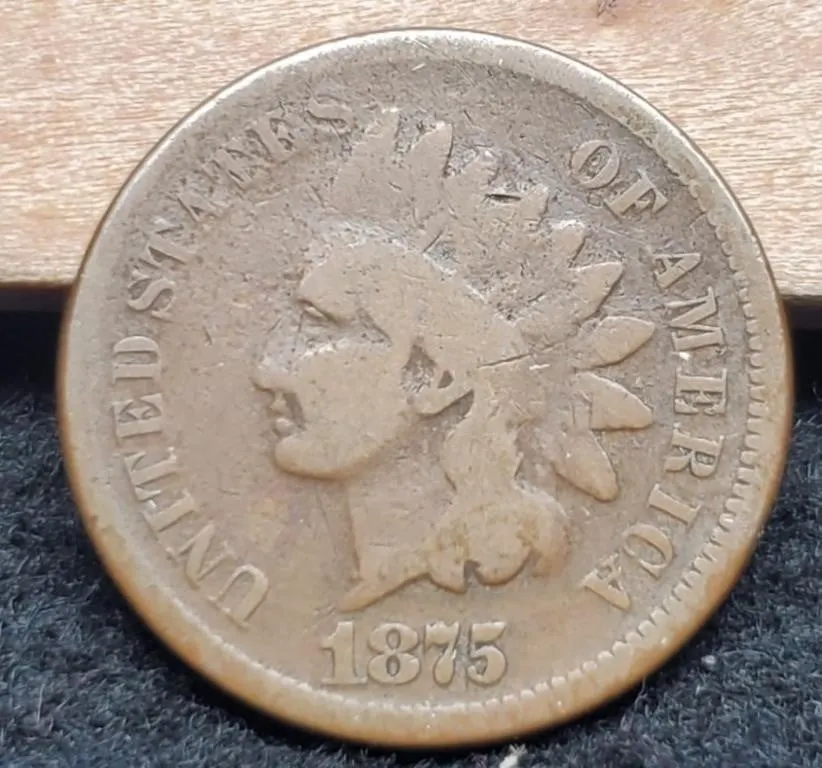 1875 Indian Head Cent