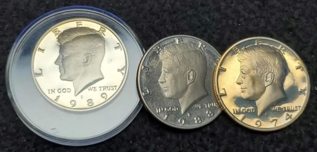(3) Proof K. Half Dollars