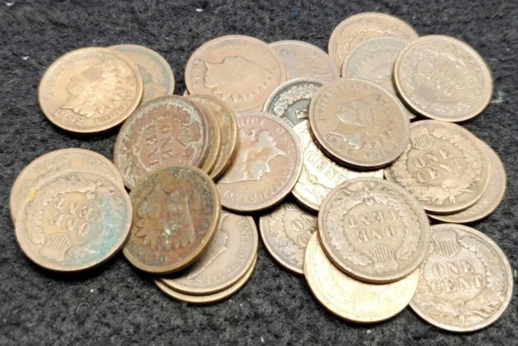 (30) Indian Head Cents Back To 1881