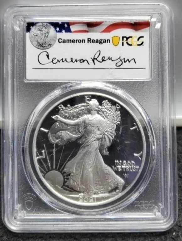 2021-W T2 Slab Proof Silver Eagle