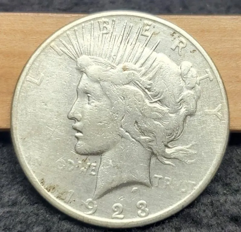 1923-S Peace Dollar F
