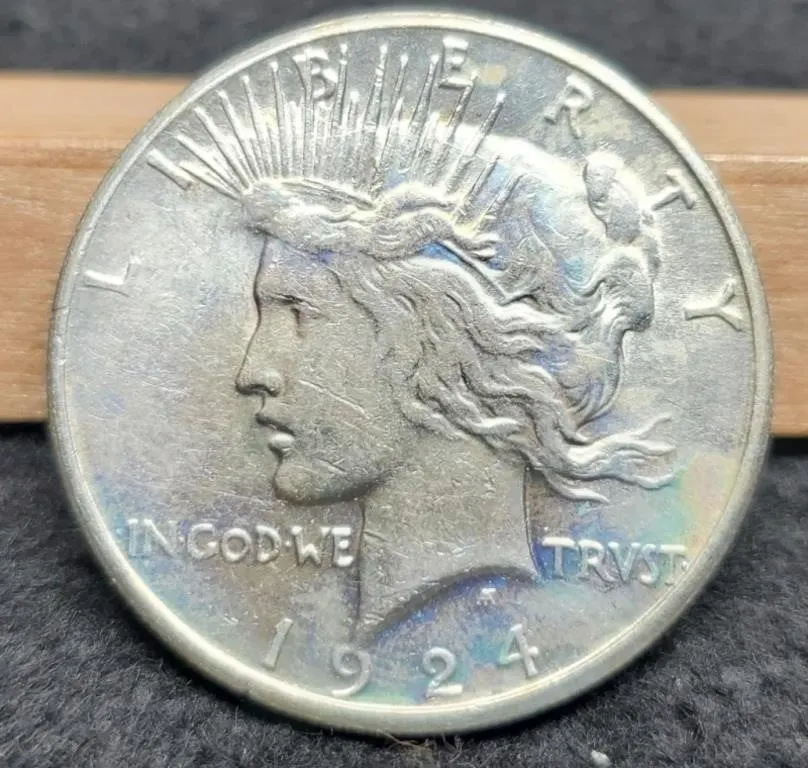 1924-S Peace Dollar MS60 High Value/Hard Grade