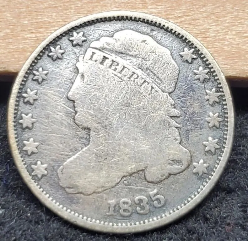 1835 Capped Bust Dime