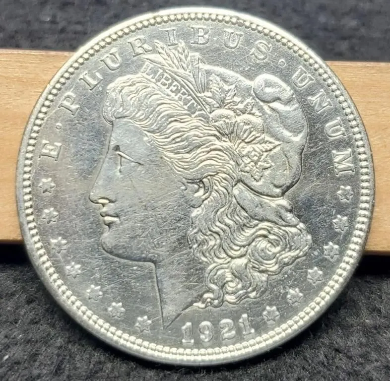 1921-D Morgan Dollar Unc.