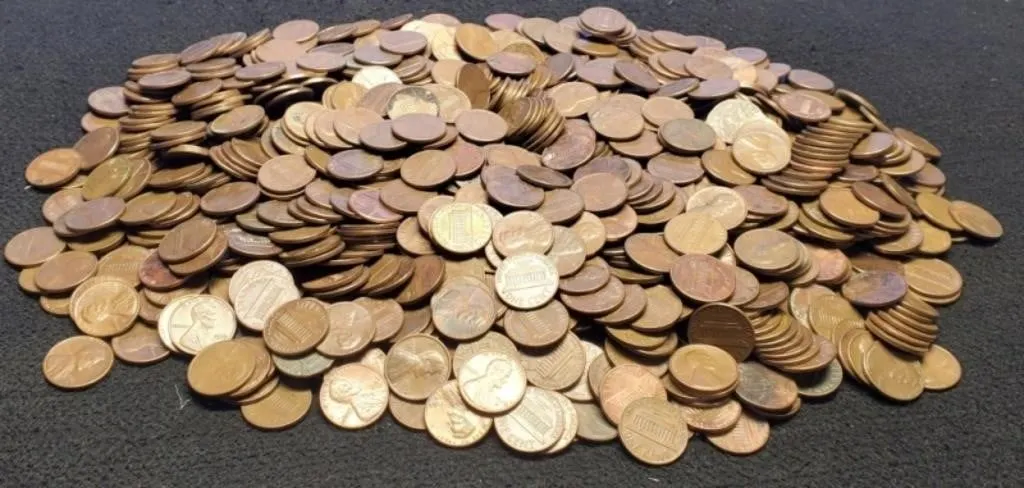 Lot Of 1,000 Copper L. Cents 1959-1982