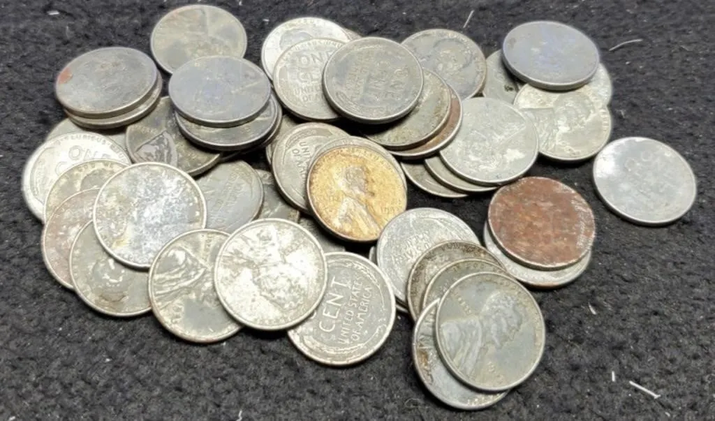 (50) 1943 Steel War Cents