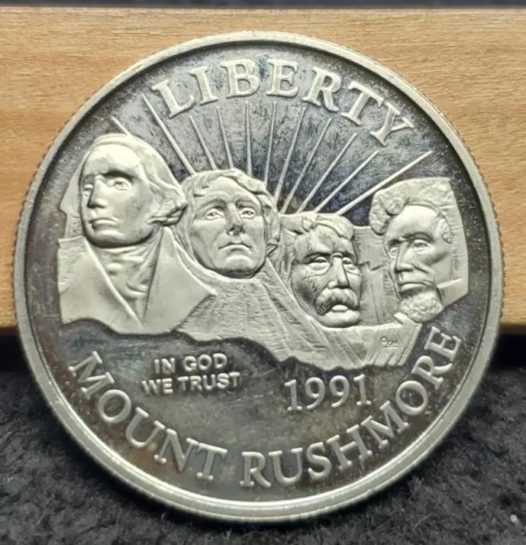 1991-S Mt. Rushmore Comm. Half Dollar Proof