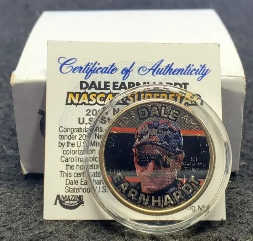 Colorized Dale Earnhardt 2001 N. Carolina