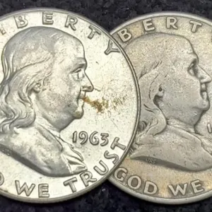 (2) F. Half Dollars 1950-D, 63