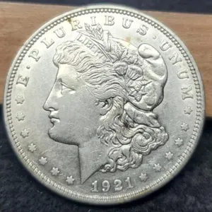 1921-D Morgan Dollar AU