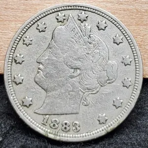 1883 No Cents V Nickel F