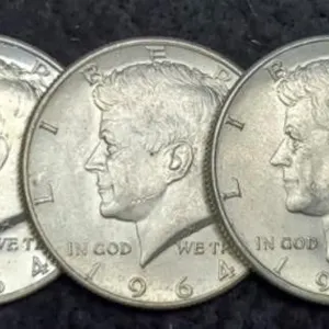 (5) 1964 K. Half Dollars