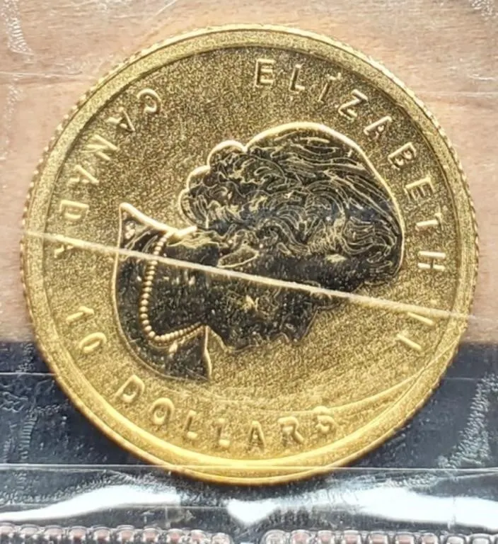2012 1/4 Troy Oz. Gold Canada $10 BU