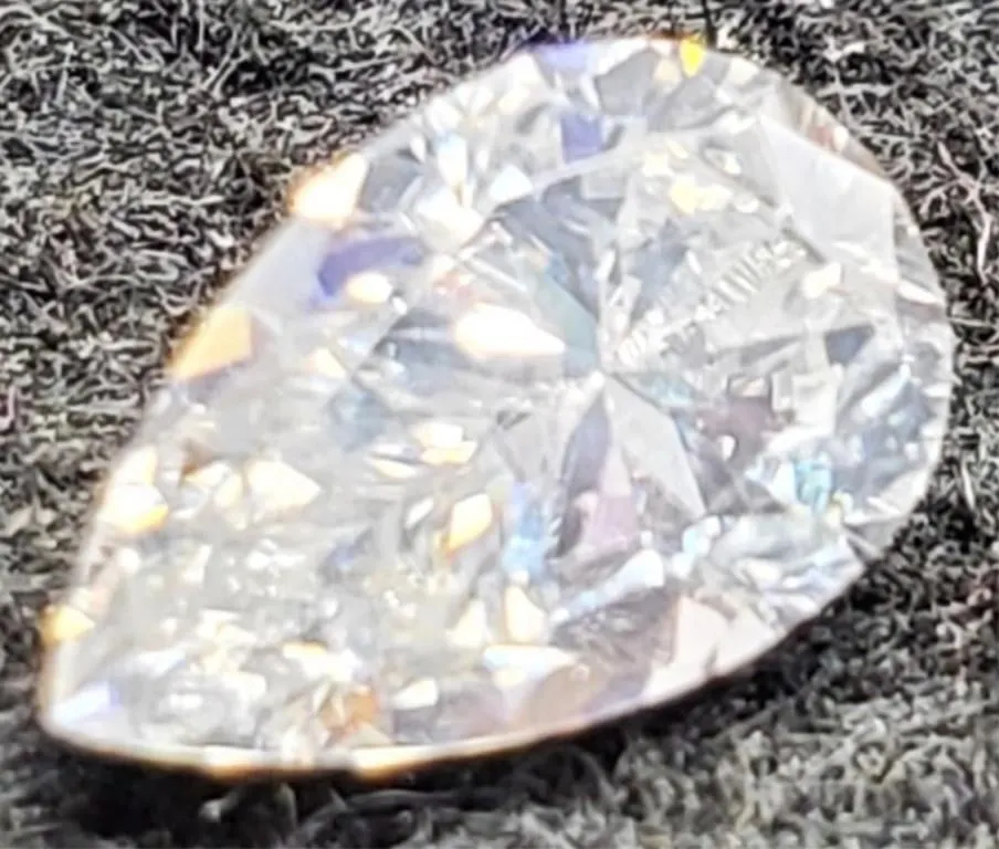 1 CT. Moissanite Pear Gem GRA Certified
