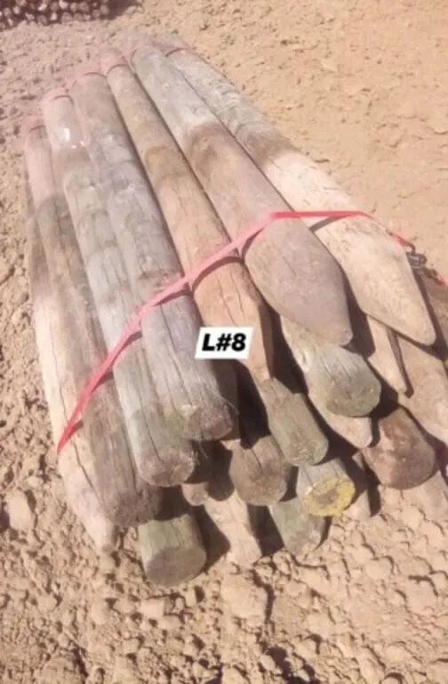 OFFSITE 4-5"x7' USED Brace Posts /EACH POST