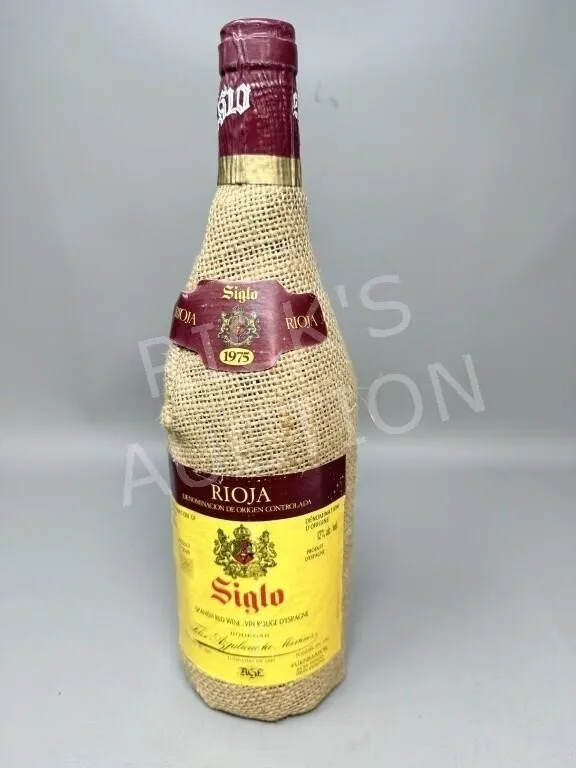 1975 Siglo Rioja Spanish Red Wine