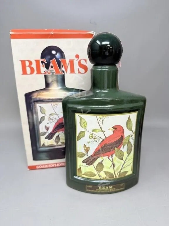 Jim Beam Kentucky Whiskey in collector’s decanter