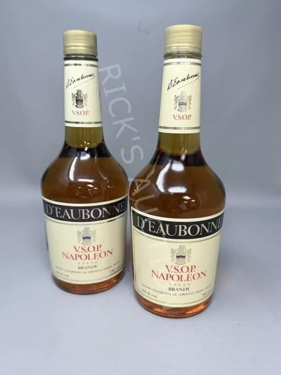 2 D’Eaubonne V.S.O.P. Napoleon Brandy