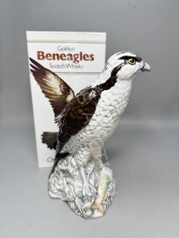 Beneagles Golden Eagle Scotch Whisky decanter