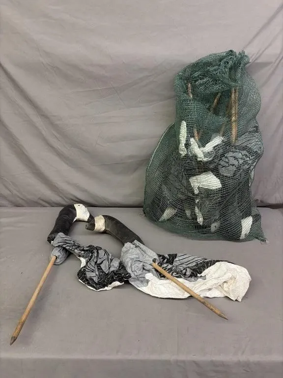 7 Fabric Wind Decoys - some tears