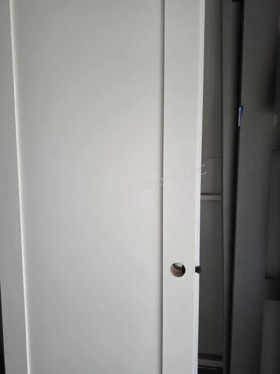 2 single panel slab doors