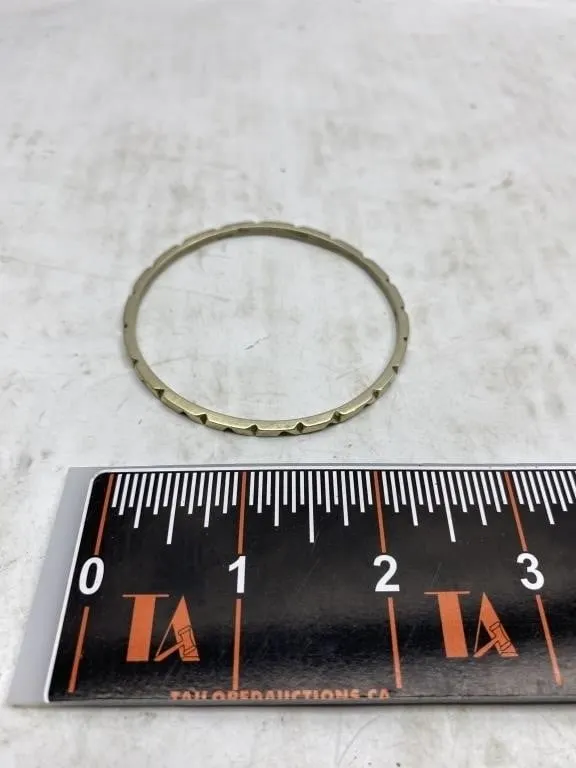 Mexico 925 Silver Notched Bangle Bracelet