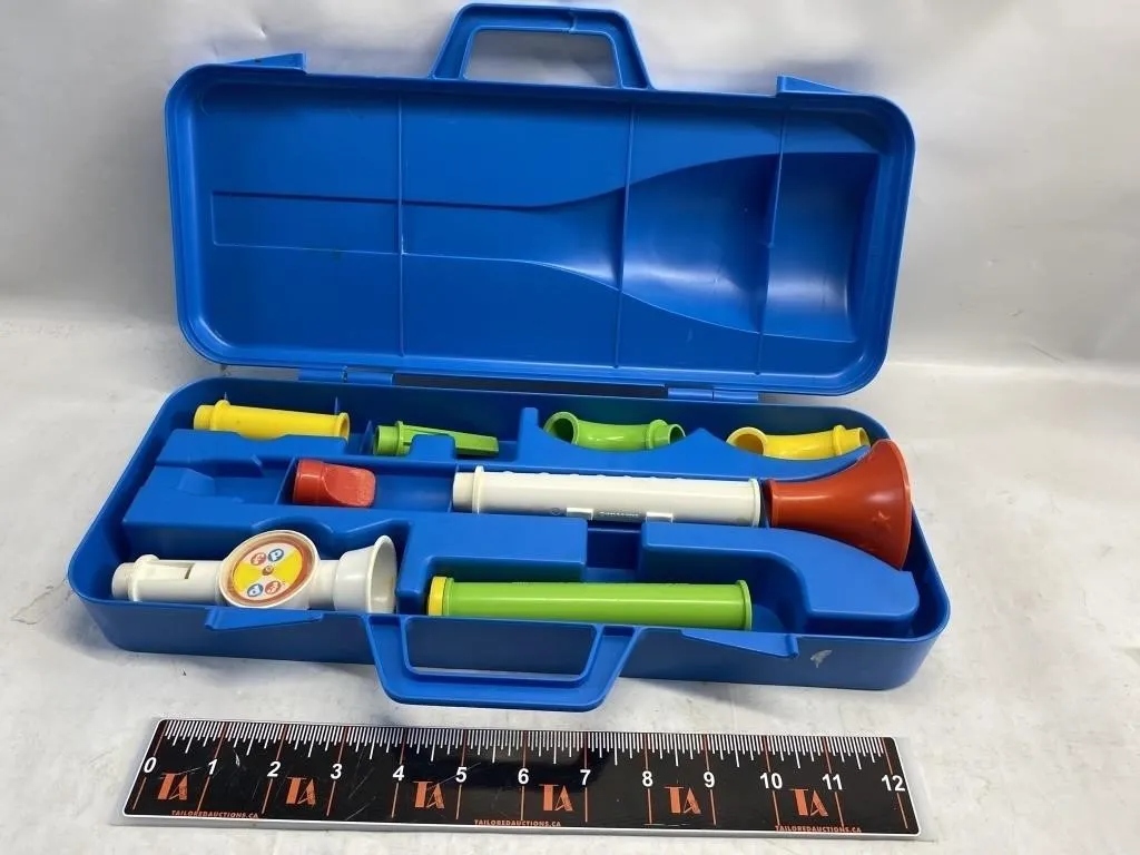 Fisher-Price Crazy Combo Horn Set in Case
