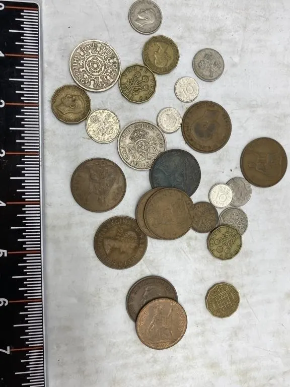 Lot of British & Foreign Coins (Assorted